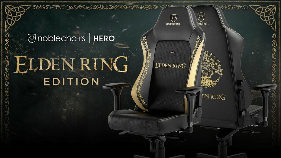 Immagine di Aspettate (seduti) il day one di Elden Ring, con la sedia da gaming a tema