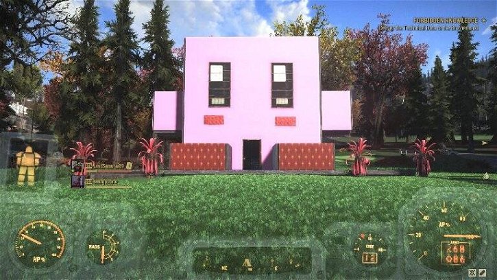 Immagine di Fallout 76 incontra Nintendo, e il risultato è... rosa