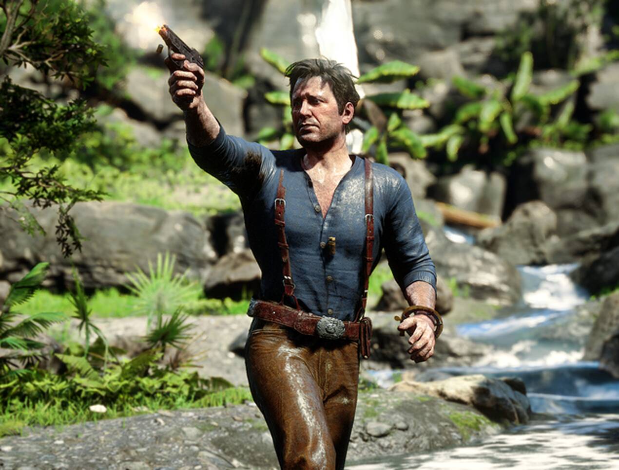 Red Dead Redemption 2 con Nathan Drake è fuori di testa