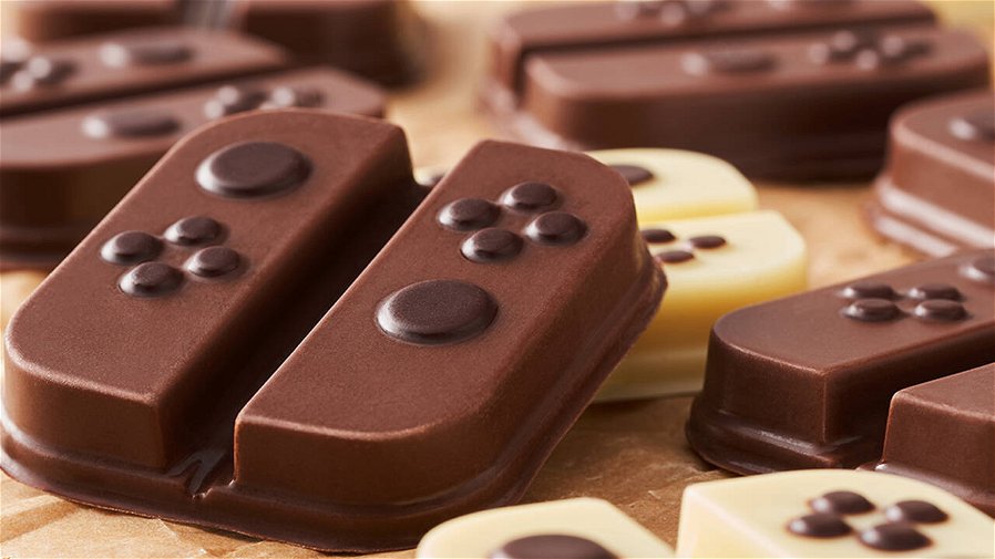 Immagine di Nintendo festeggia San Valentino con i Joy-Con di cioccolato (ma no, non sono per voi)