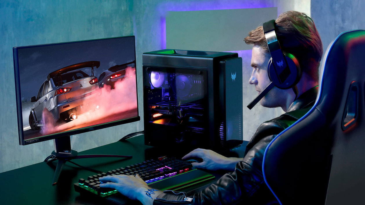 Immagine di Acer Predator Orion 3000, desktop gaming con RTX 3070, con uno sconto di 200 euro da Comet! Imperdibile!