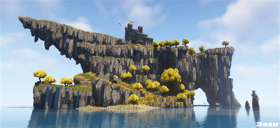 Immagine di Elden Ring ricreato dentro Minecraft è il paradiso dei Senzaluce