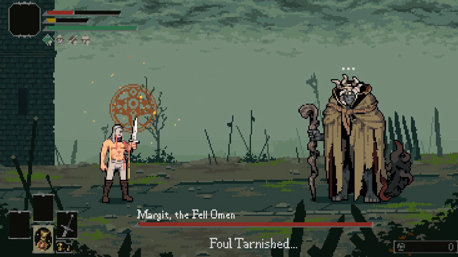 La boss fight di Elden Ring contro Margit è difficile, ma in 2D è splendida