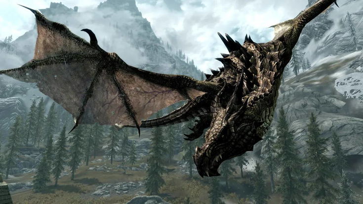 Skyrim, un nuovo bug permette di volare in libertà... sopra una ciotola