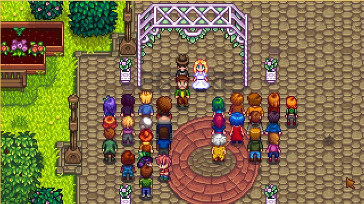 Il matrimonio in stile Stardew Valley è la cosa più bella che vedrete oggi