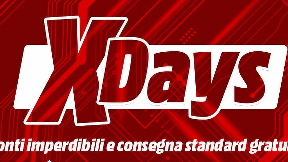 Immagine di XDays MediaWorld: sconti super su tanti prodotti tech, anche a tasso zero