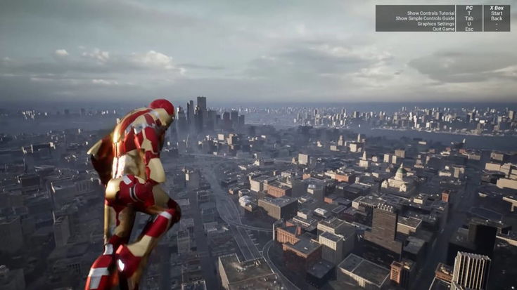 Iron Man vola in Unreal Engine 5 e lo potete provare ora, gratis