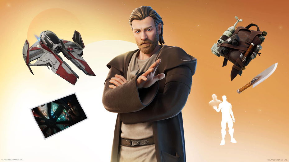 Immagine di La Forza è potente in Fortnite: arriva uno dei Jedi più amati