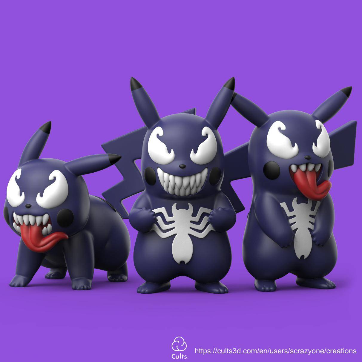 Pokémon e Marvel in "simbiosi" in questo irresistibile Pikachu/Venom