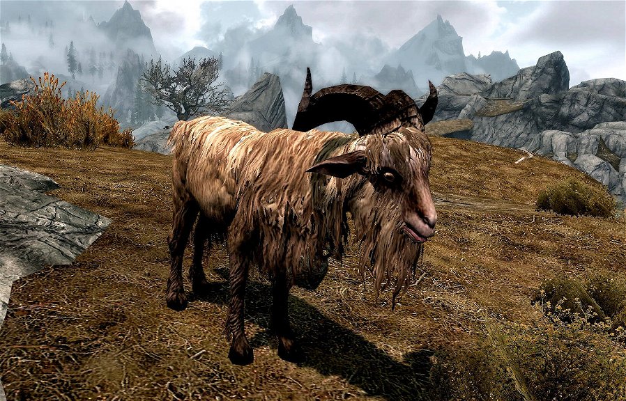 Immagine di In Skyrim le capre sono così potenti da...camminare sull'acqua