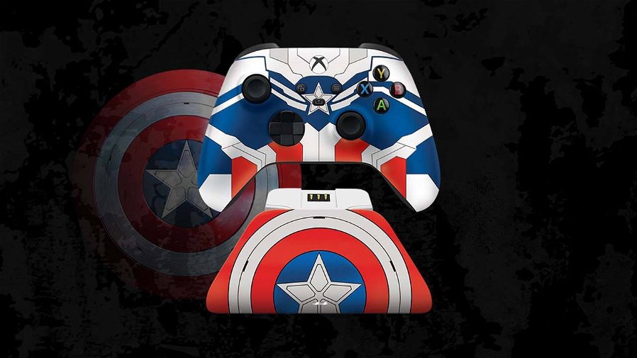 Immagine di Xbox lancia un controller di Captain America, e lo vogliamo adesso