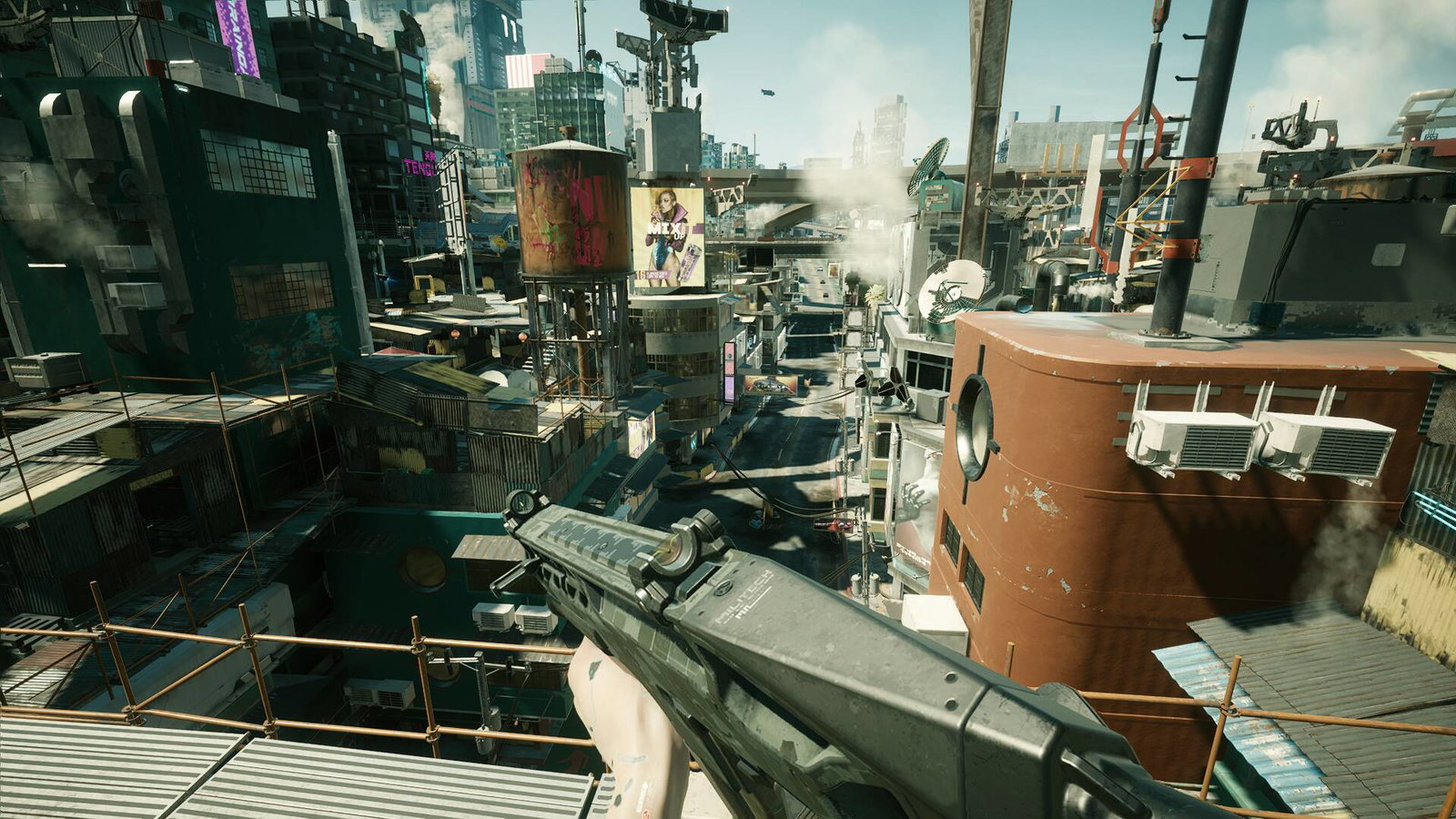 Cyberpunk 2077, qualcuno ha aggiunto una nuova area esplorabile, gratis