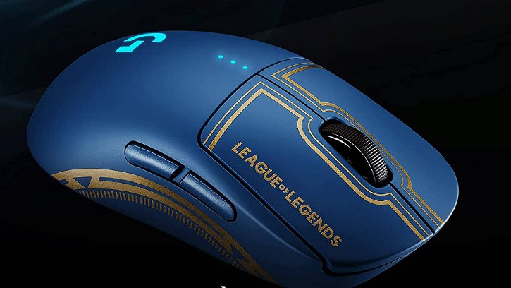 Immagine di Logitech G Pro edizione LoL, mouse gaming wireless top, oggi a metà prezzo! -50%
