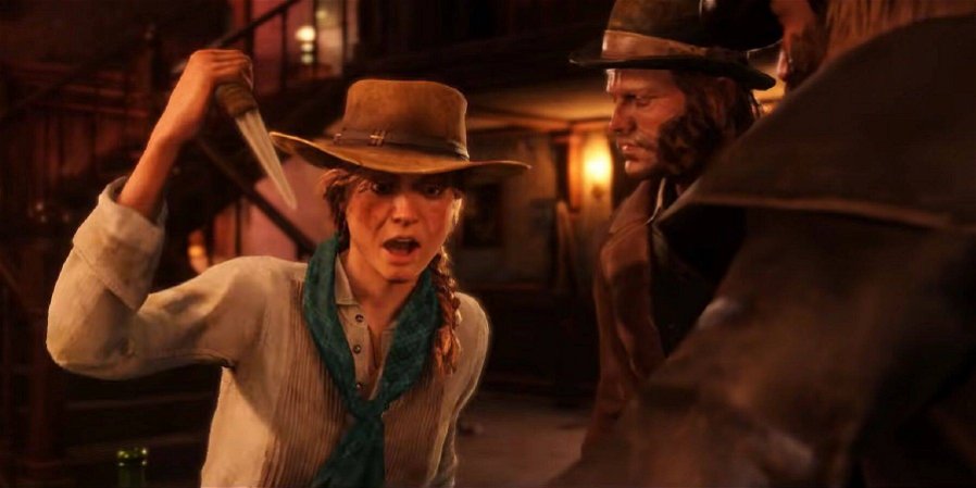 Immagine di Red Dead Redemption 2 mostra la passione di Rockstar per i coltelli
