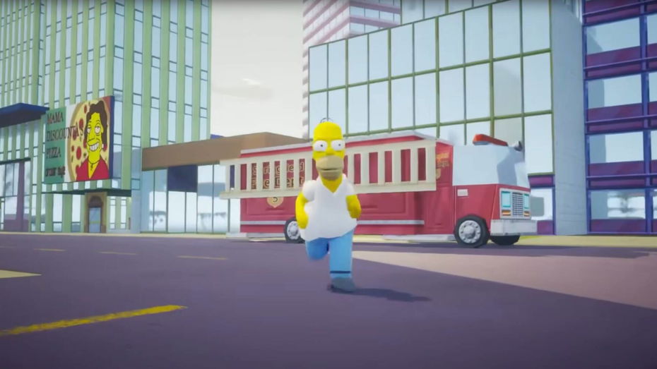 Immagine di I Simpsons in Unreal Engine 5 sono l'open world dei sogni