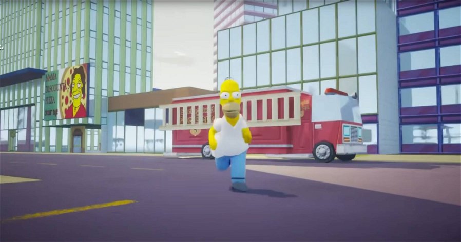 Immagine di I Simpsons in Unreal Engine 5 sono l'open world dei sogni