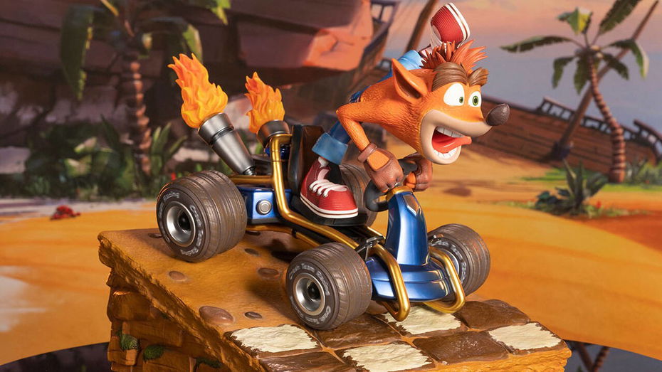 Immagine di Crash Team Racing diventa realtà, o quasi, con questa statua esplosiva