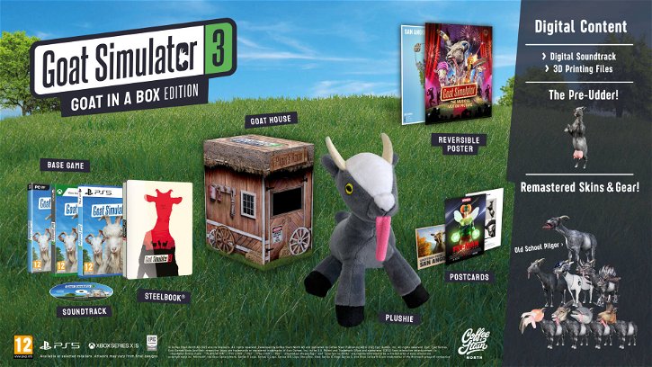 Immagine di Goat Simulator 3 ha una data di uscita, e una collector's edition adorabile