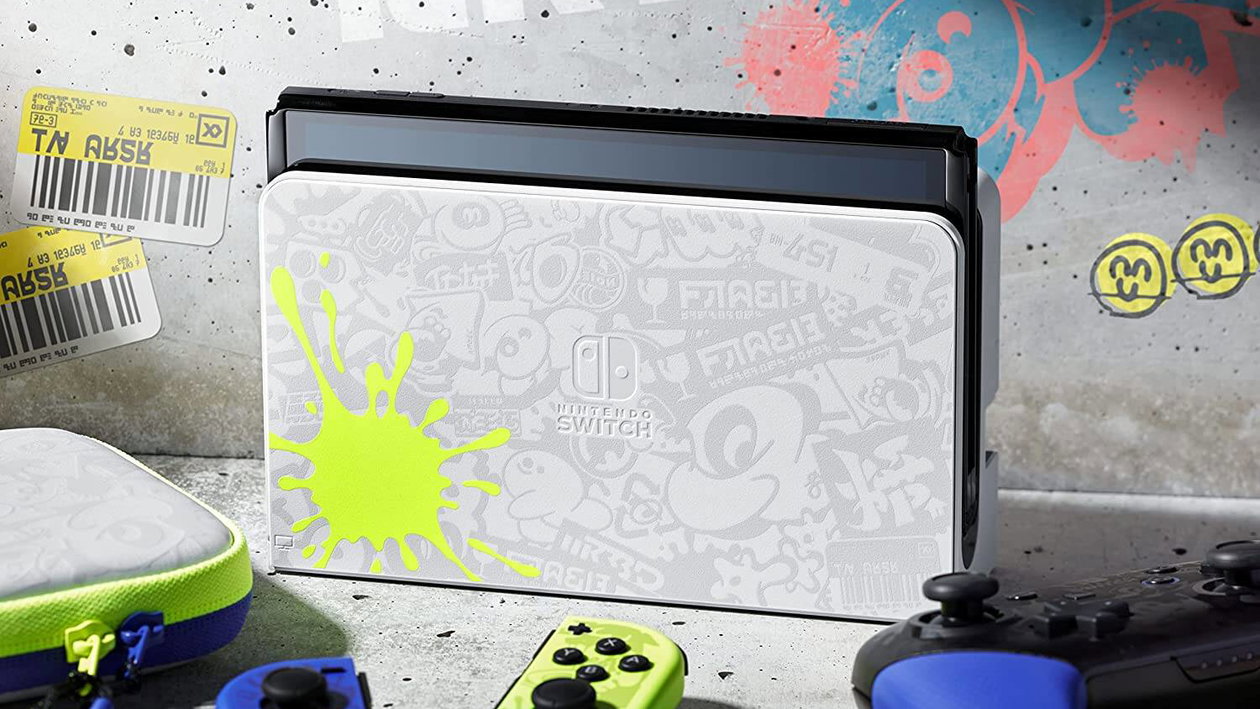 Immagine di Nintendo Switch OLED edizione speciale Splatoon 3 prenotabile su Amazon! Affrettatevi!