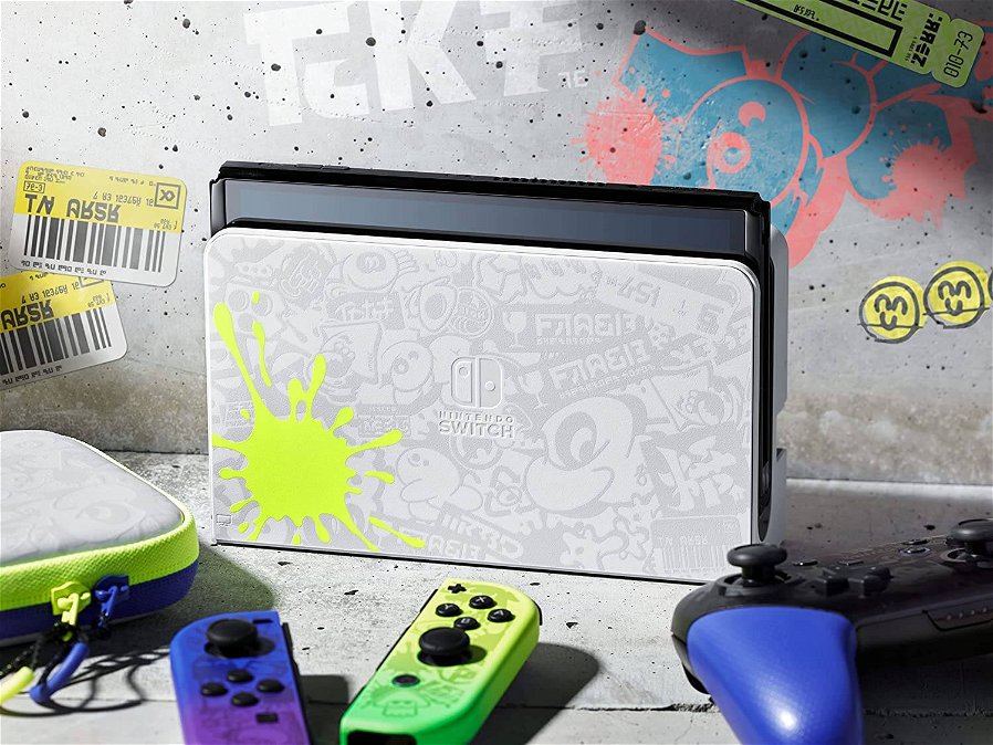 Immagine di Nintendo Switch OLED edizione speciale Splatoon 3 prenotabile su Amazon! Affrettatevi!