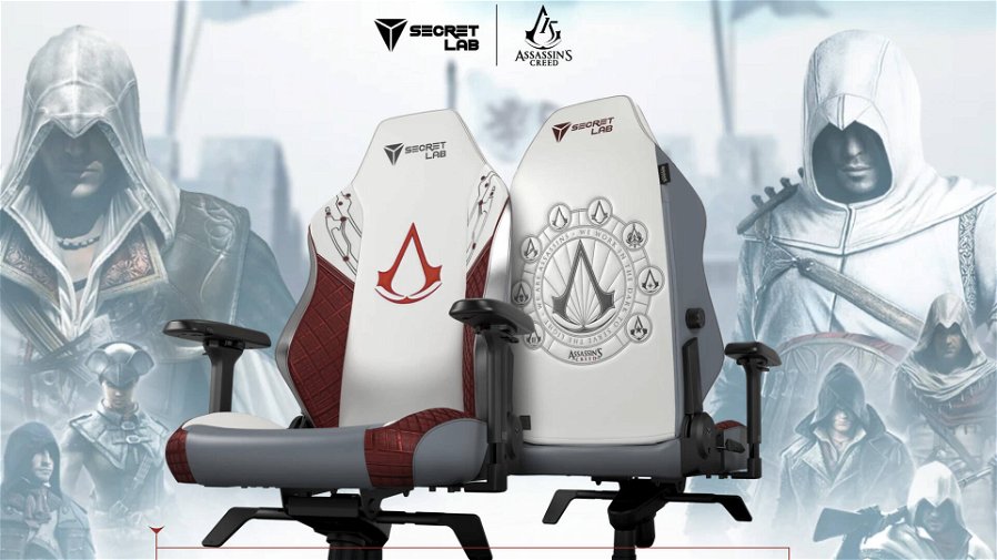 Immagine di Per i 15 anni di Assassin's Creed ecco l'esagerata sedia gaming che vi proietta nell'Animus