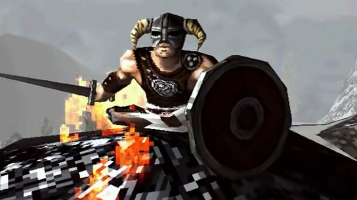 Skyrim in versione PS1 è bello (quasi) come l'originale