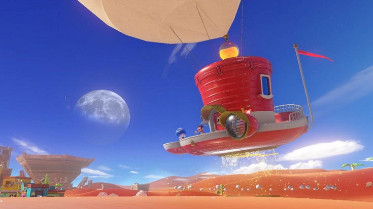 Qualcuno ha ricreato la nave di Super Mario Odyssey... con la spazzatura