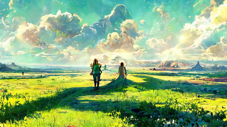 Breath of the Wild 2 è atteso anche dalle IA, che intanto se lo creano