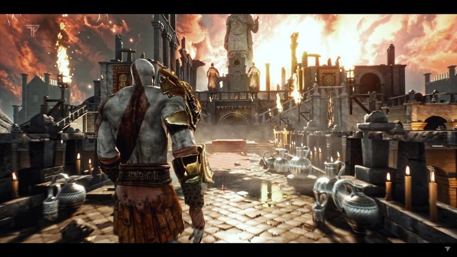 Immagine di God of War (quello classico) diventa next-gen, grazie a un fan