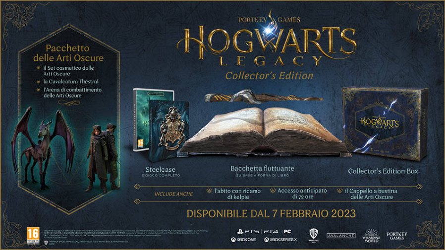 Hogwarts Legacy è ora disponibile su PS4 e Xbox One 