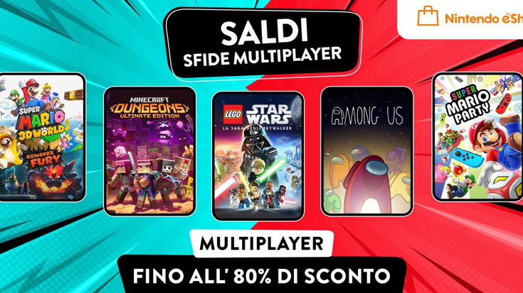 Saldi multiplayer per Nintendo Switch: i migliori giochi in offerta