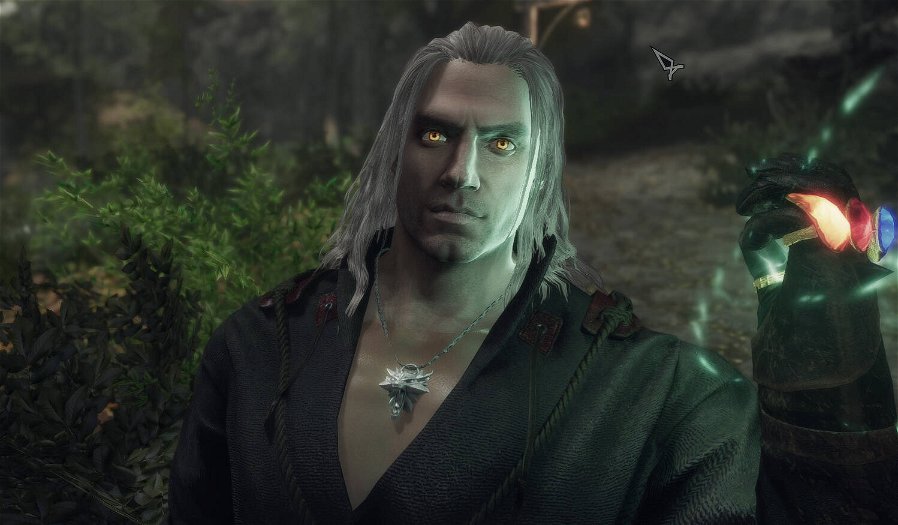 Immagine di Geralt dalla serie Netflix The Witcher giocabile, ma non nel gioco che pensate voi