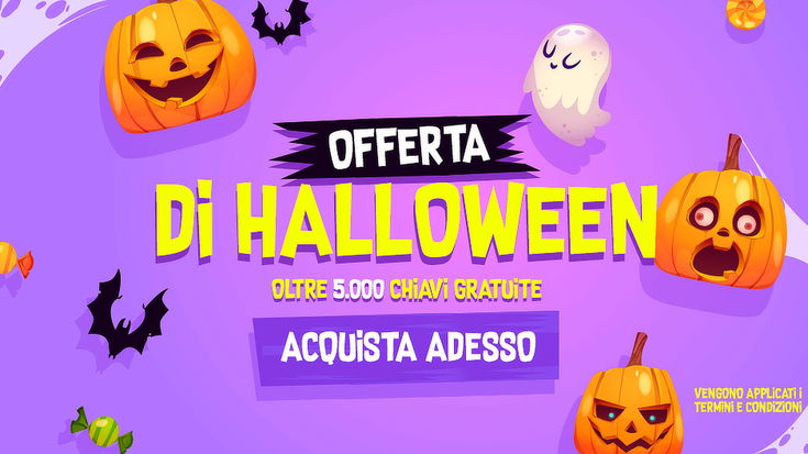 Un gioco gratis acquistandone un altro, è l'Halloween di CDKeys!