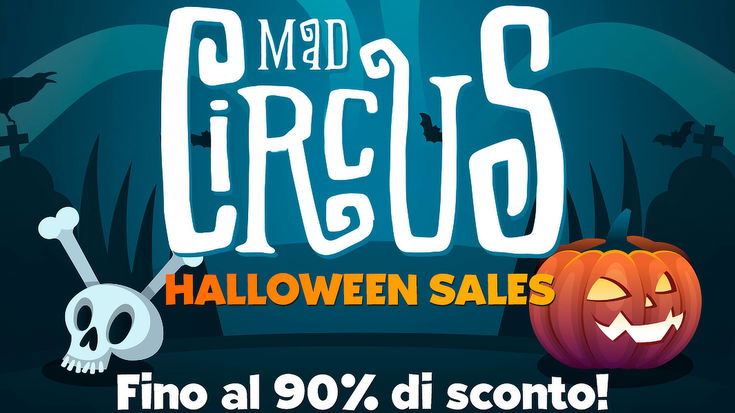 Ecco le super offerte di Instant Gaming per Halloween, parte il Mad Circus!