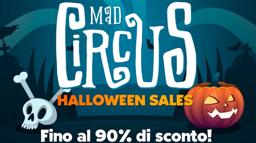 Immagine di Ecco le super offerte di Instant Gaming per Halloween, parte il Mad Circus!