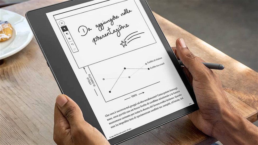 Immagine di Prenota Kindle Scribe, il primo Kindle per la lettura e la scrittura, ora su Amazon!