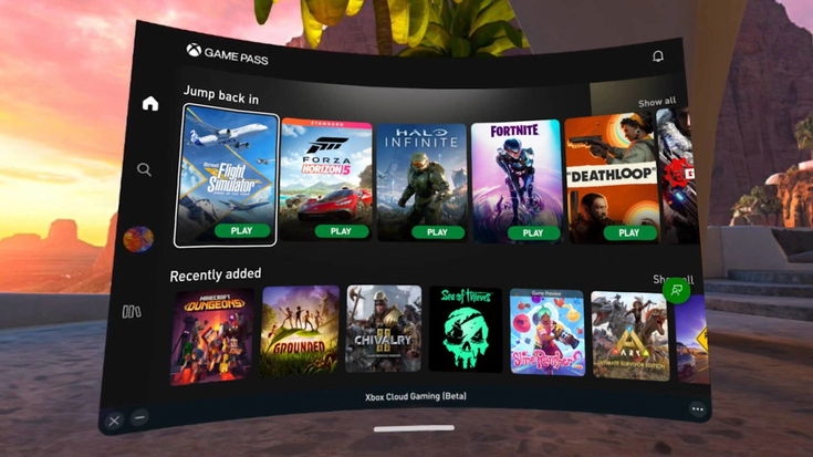 Xbox Game Pass arriva in Cloud su Meta Quest, è ufficiale