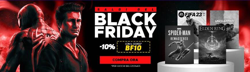 Videogiochi a partire da 4 euro per il Black Friday di Eneba!