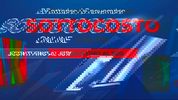 Immagine di SottoCosto Euronics: sconti fino al 50% sino al 6 novembre!