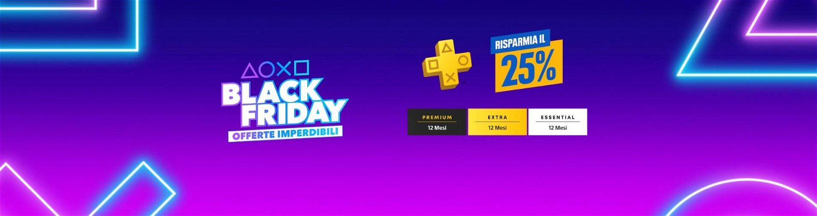 12 mesi PlayStation Plus al prezzo migliore di sempre per il Black Friday