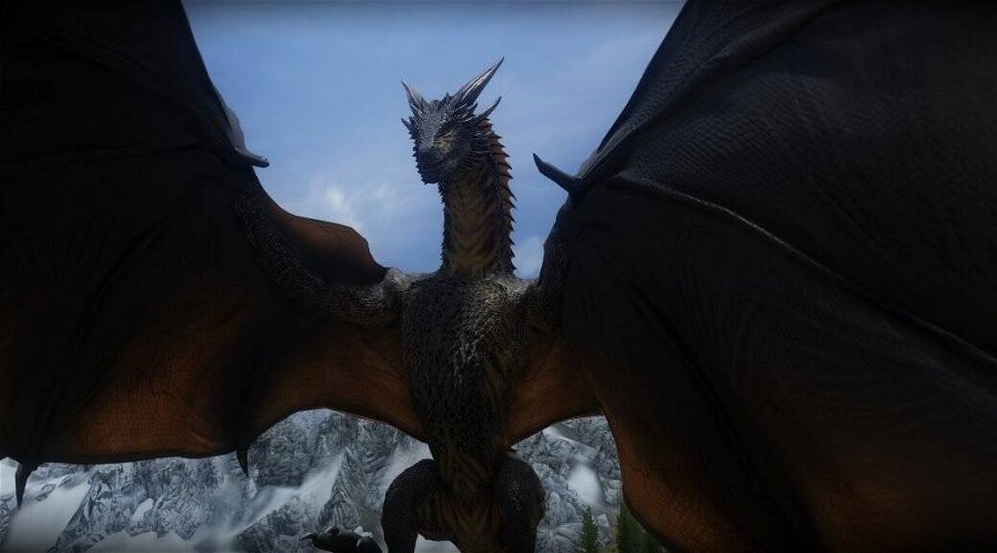 Immagine di Skyrim diventa come Il Trono di Spade, draghi inclusi