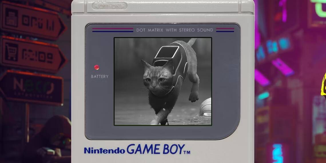 Stray è candidato al GOTY, ma intanto ecco la versione Game Boy