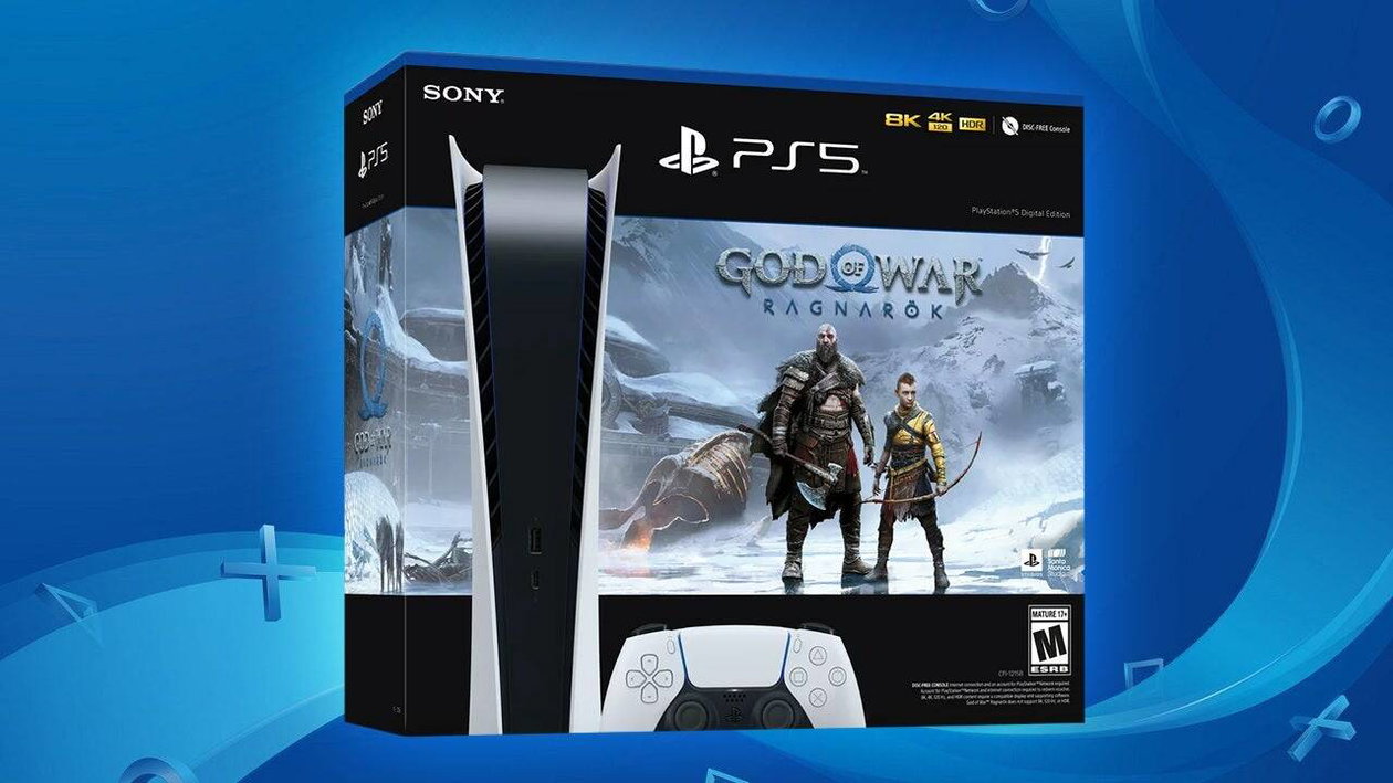 Immagine di PS5 Digital con God Of War Ragnarok disponibile su Amazon! Solo pochi pezzi!