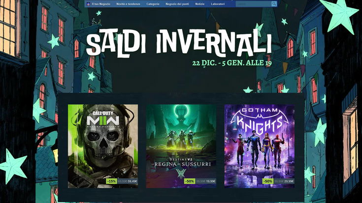 Non è Natale senza i Saldi Steam: al via tanti sconti e offerte