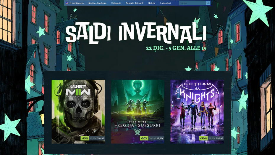 Immagine di Non è Natale senza i Saldi Steam: al via tanti sconti e offerte