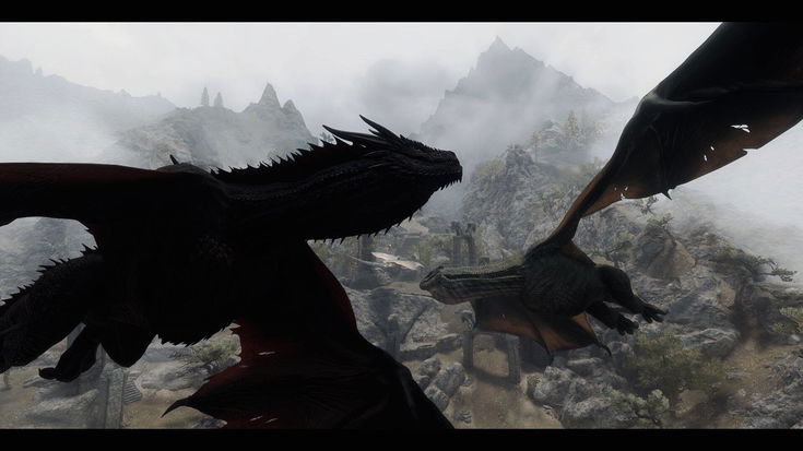 Skyrim, ancora più draghi con questa mod ispirata ad House of the Dragon