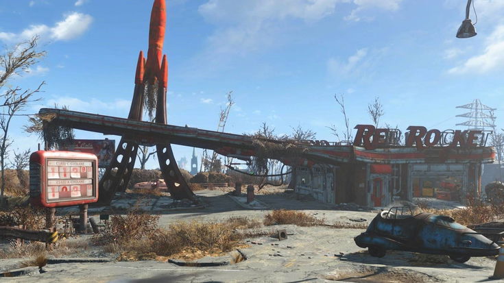 Fallout, la serie TV svela la stazione Red Rocket nelle nuove foto dal set