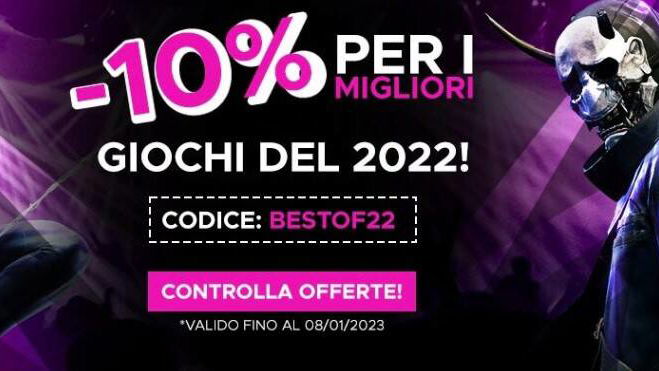 Extra sconto del 10% sui migliori giochi del 2022 su Eneba!