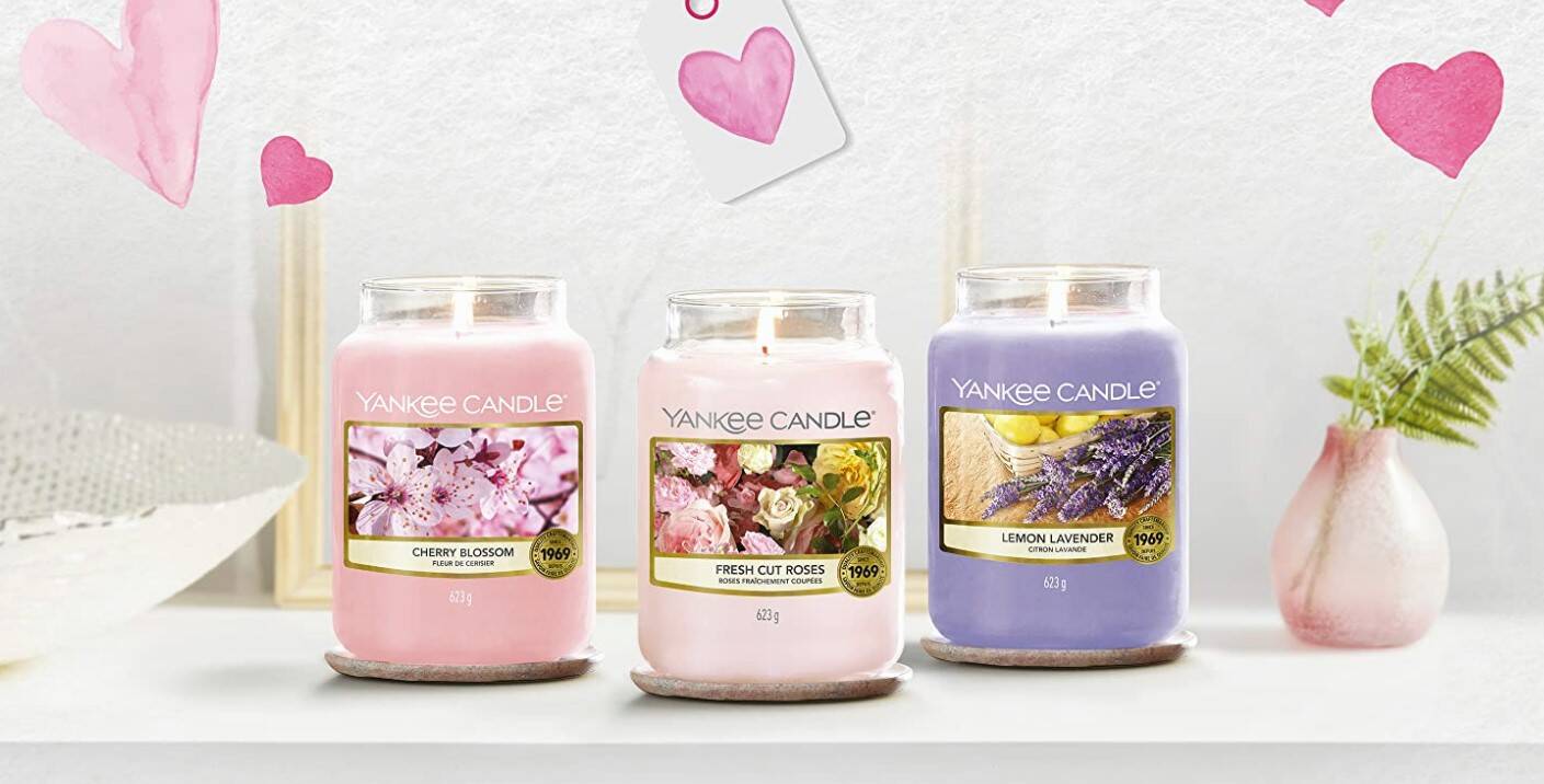 Fai un regalo speciale per San Valentino con una Yankee Candle! Approfitta degli sconti fino al 49%!