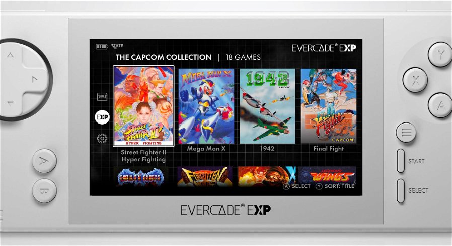 Immagine di Evercade EXP, console portatile ideale per i retrogamer, oggi con uno sconto del 17%!